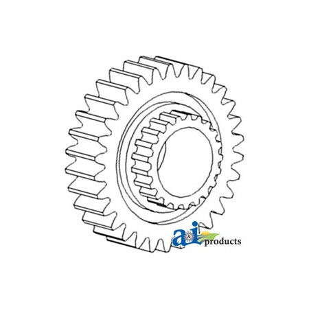 A & I Products Gear, Reverse Idler 6.7" x2.7" x6.3" A-393523R1
